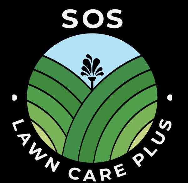 S.O.S Lawn Care Plus Logo