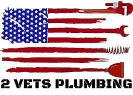 2 Vets Plumbing Logo