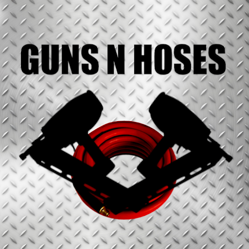 Guns 'n Hoses Construction Logo