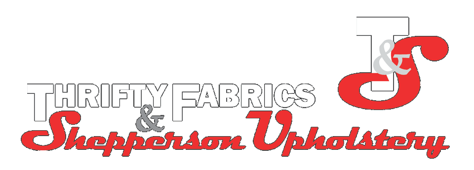Thrifty Fabrics & Shepperson Upholstery Logo