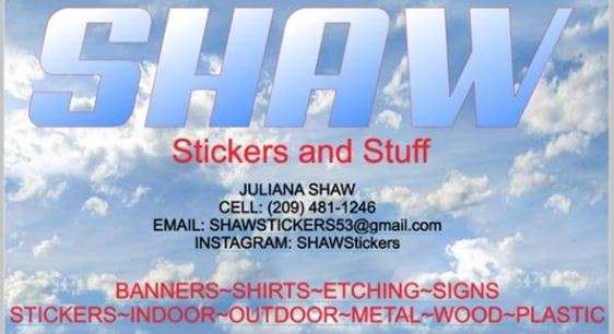 Shaw Stickers and Stuff Logo