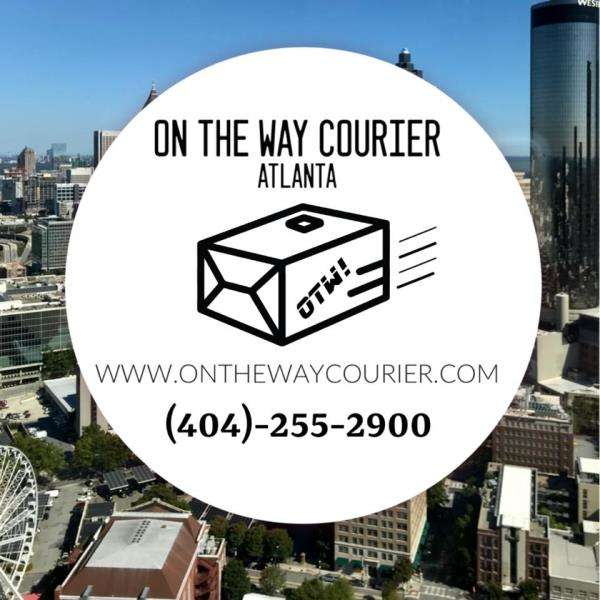 On The Way Courier Logo