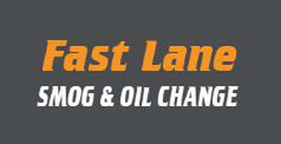 Fast Lane Smog & Oil Change Logo