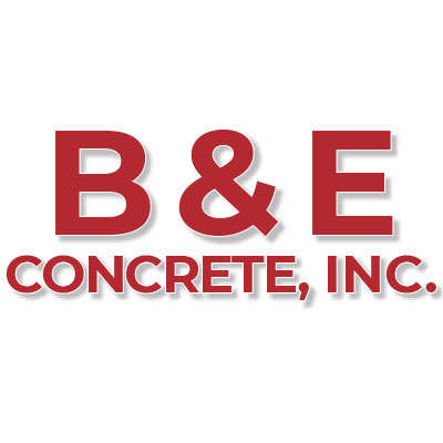 B & E Concrete, Inc. Logo