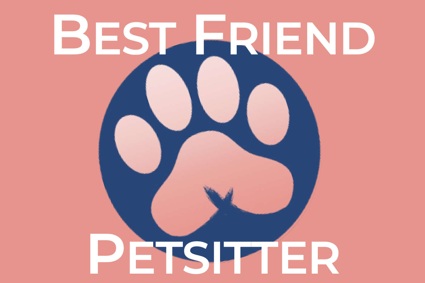 Best Friend Pet Sitter Logo