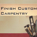 Finish Custom Carpentry Logo