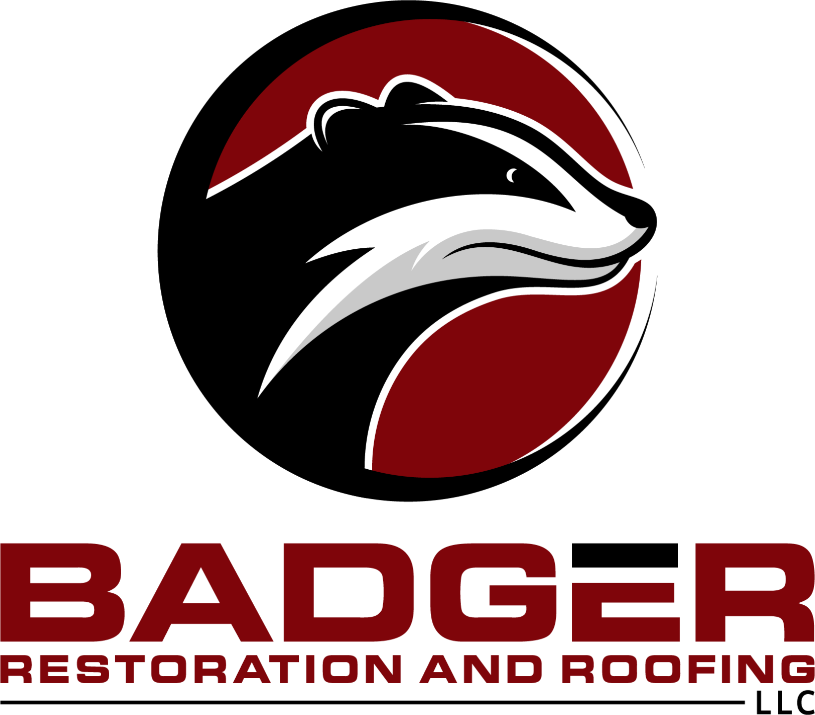 Badger Restoration and Roofing, LLC. Logo