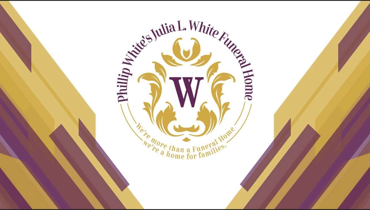 Phillip White's Julia L. White Funeral Home Logo