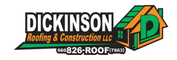 Dickinson Roofing and Construction Logo