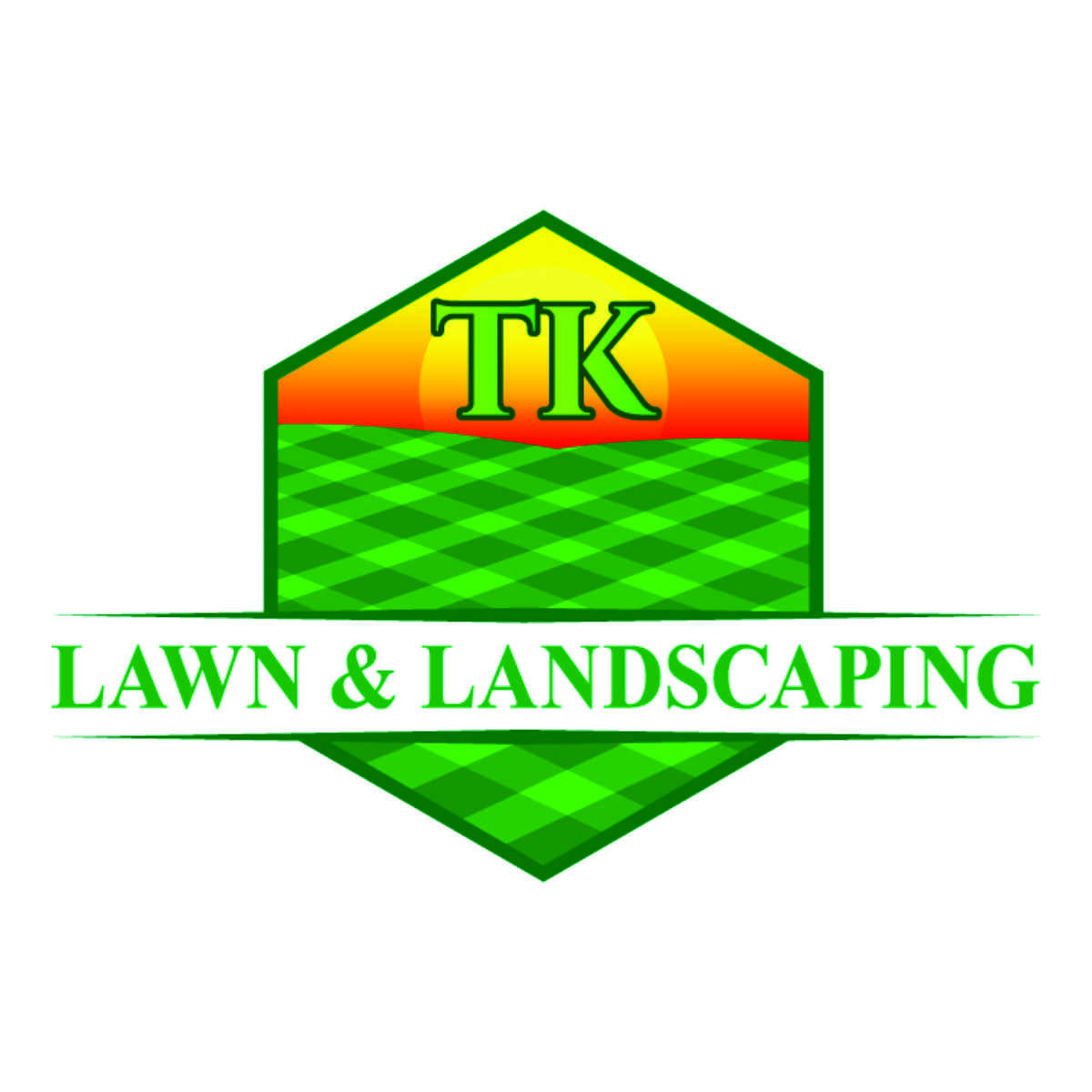 TK Lawn & Landscaping Logo