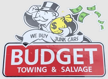 Budget Towing & Milwaukee Junk Cars Logo
