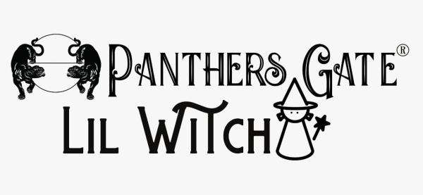 Panther's Gate Lil Witch University and Metaphysical Store Logo