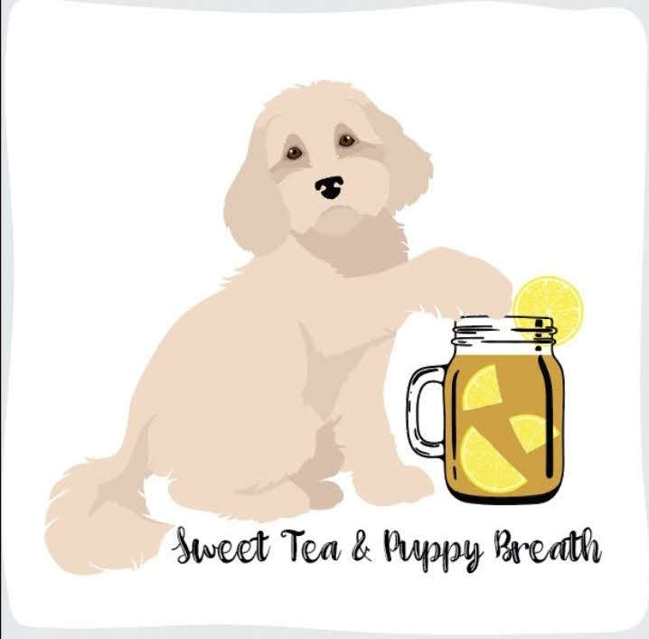 Sweet Tea & Puppy Breath (Pups of Beaufort ) Logo