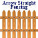 Arrow Straight Fencing Company Logo