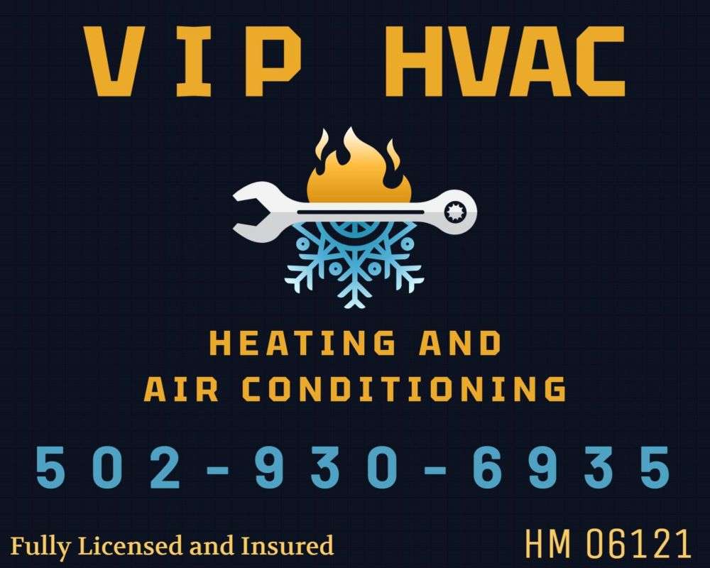 VIP Heating and Air Conditioning Logo