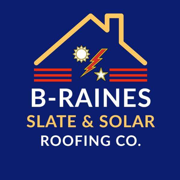 B-Raines Slate & Solar Roofing Logo