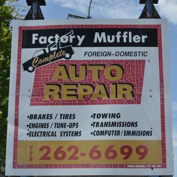 Factory Muffler & Complete Auto Repair Logo