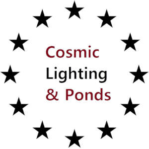 Cosmic Lighting & Ponds Logo