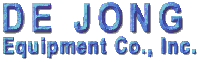 De Jong Equipment Company, Inc. Logo