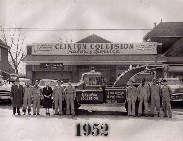 Clinton Collision & Glass Logo