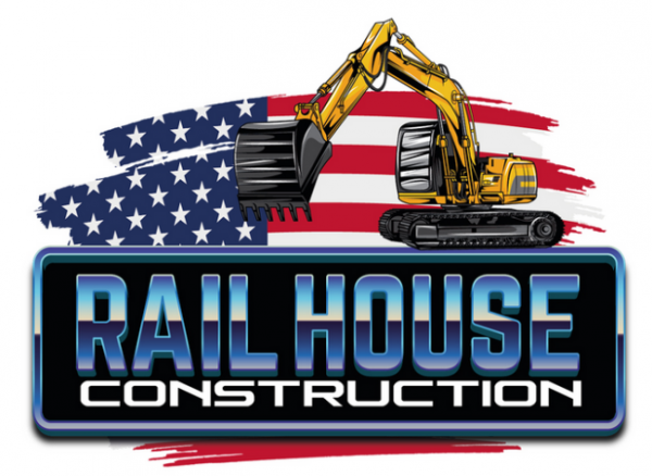 Rail House Construction Logo