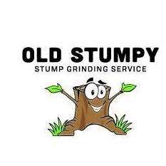 Old Stumpy Stump Grinding Service Logo