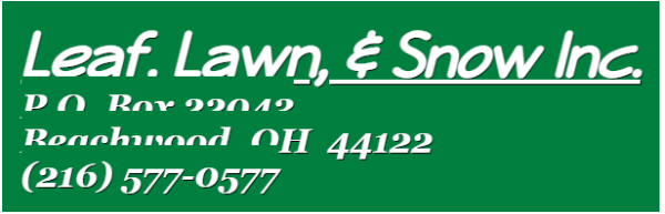 Leaf, Lawn, & Snow Inc. Logo