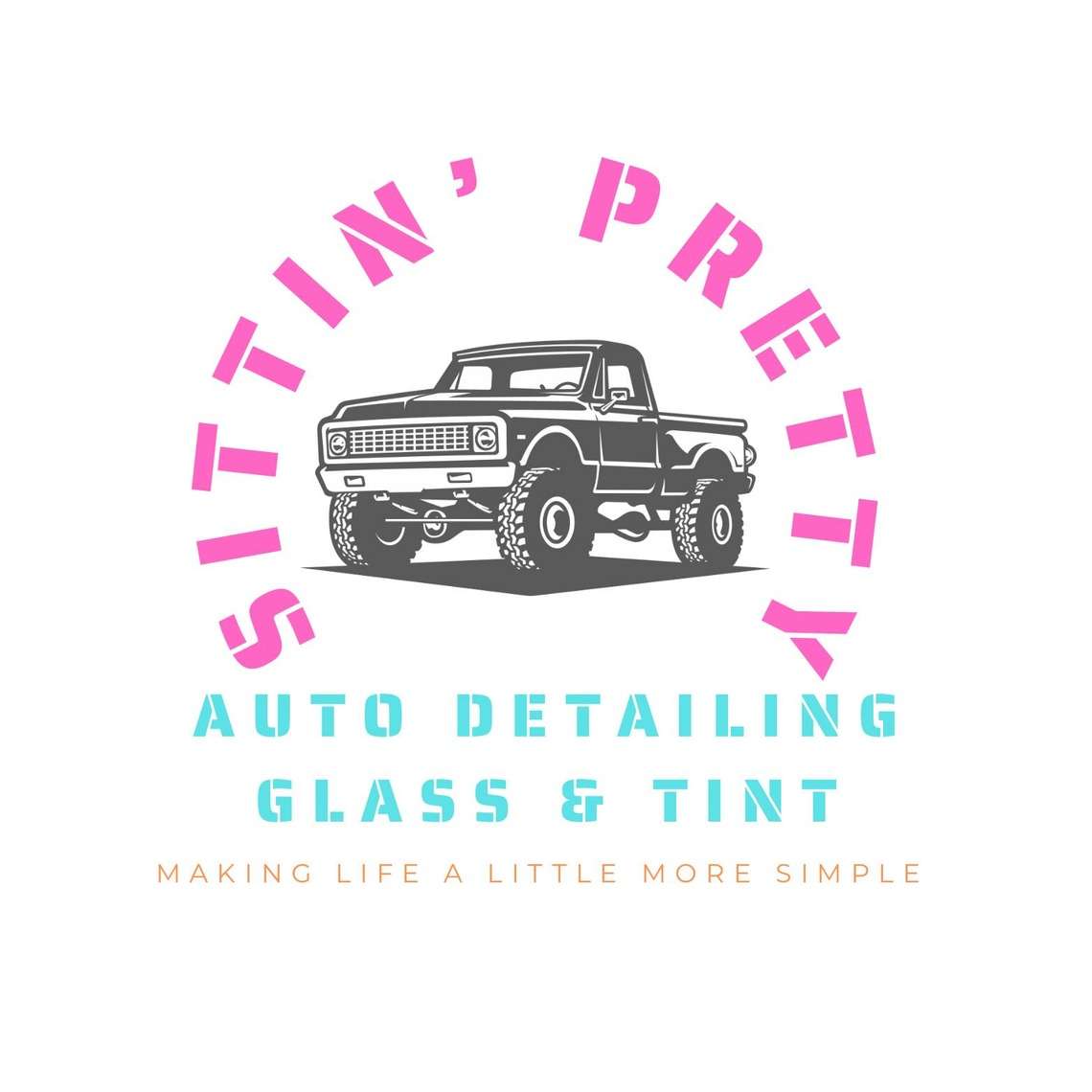 Sittin Pretty Auto Detailing Logo