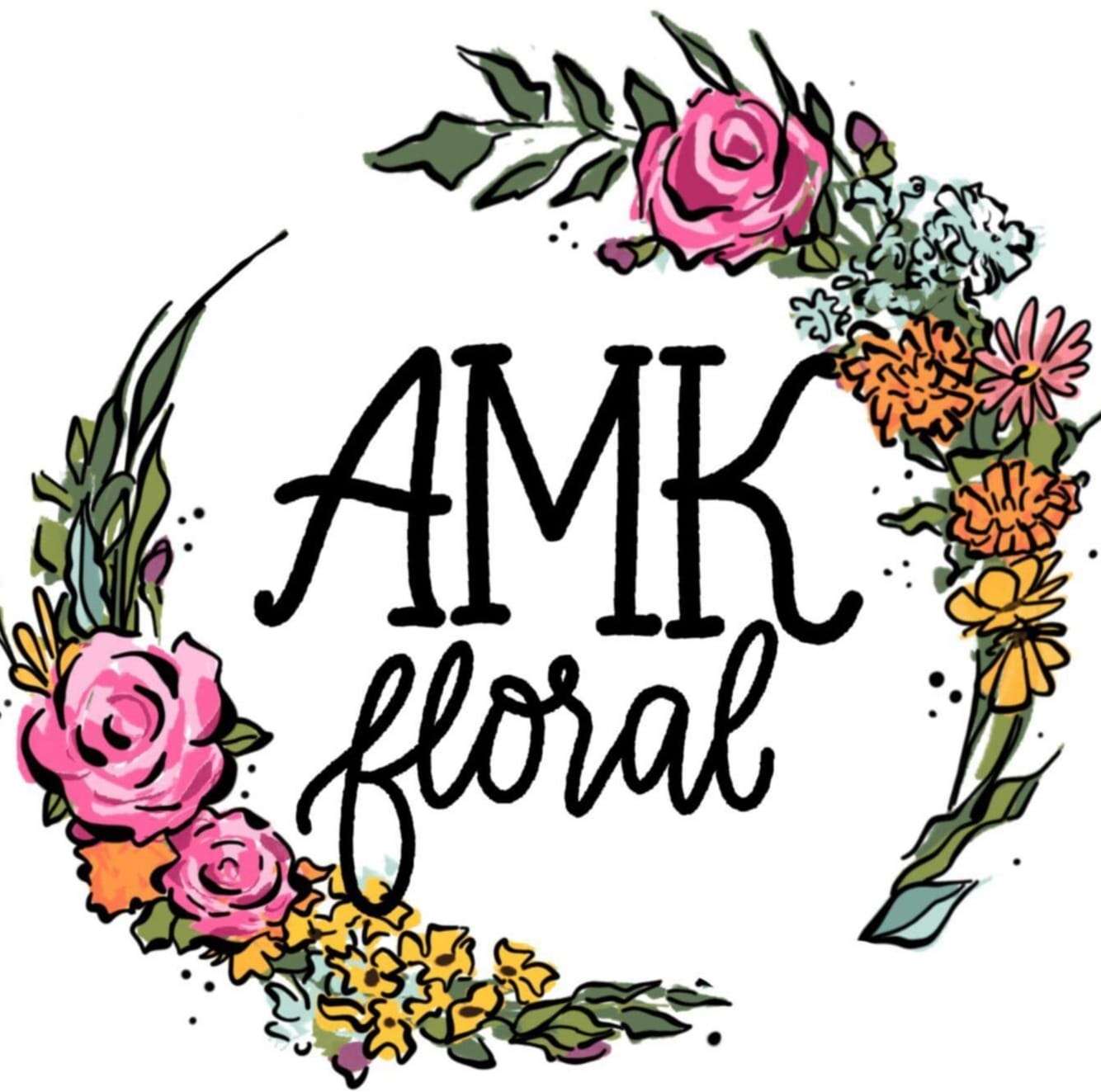 AMK Floral Logo