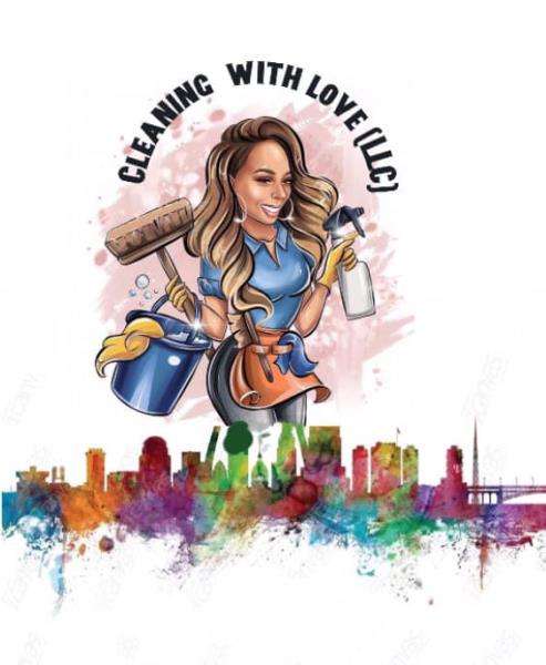 Cleaning With Love LLC Logo