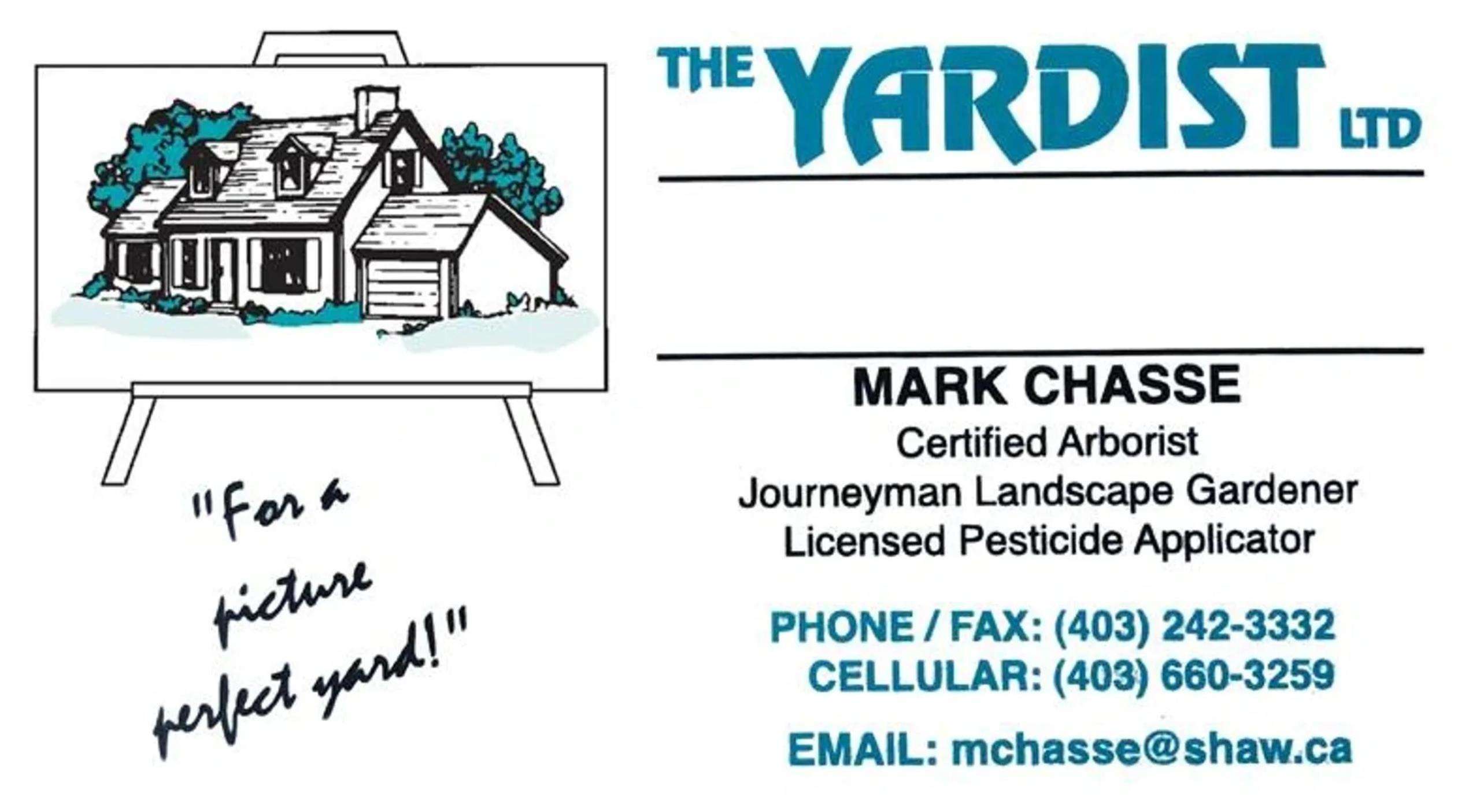 The Yardist Ltd. Tree & Spray Service Logo