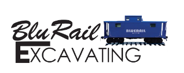 BluRail Excavating Logo