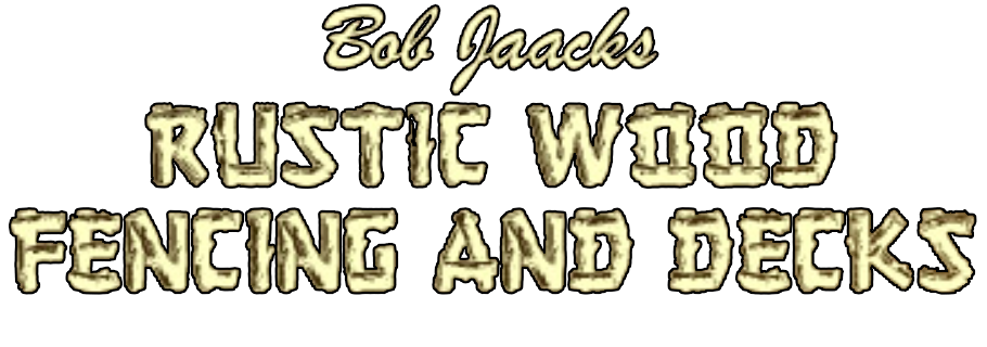 Rustic Wood Fencing & Decks Logo