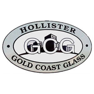 Hollister Gold Coast Glass Logo