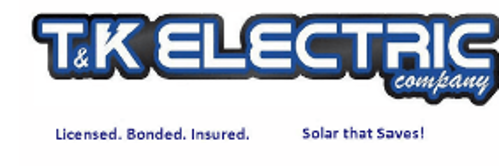 T&K Electric Company Logo