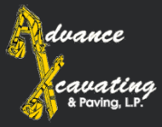 Advance Excavating & Paving LP Logo