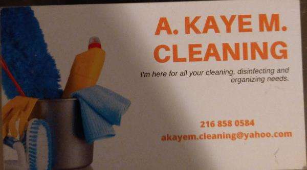 A Kaye M Cleaning LLC Logo