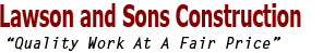 Lawson & Sons Construction Co., Inc. Logo