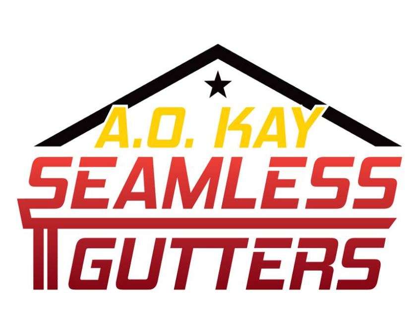 A.O. Kay Seamless Gutters, LLC  Logo