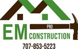 E M Pro Construction  Logo