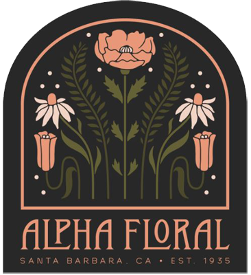 Alpha Floral Logo