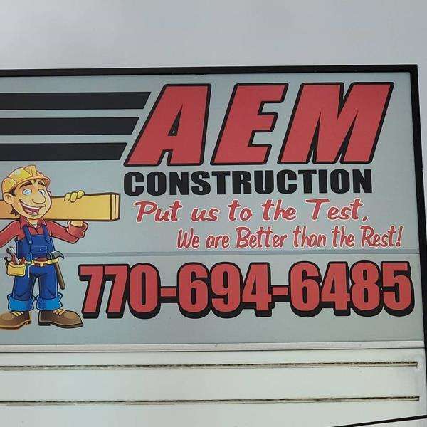 AEM Construction & Restoration Logo