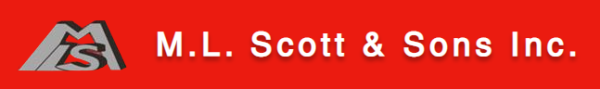 M L Scott and Sons, Inc. Logo