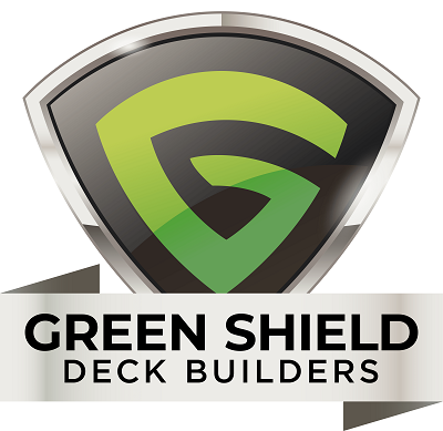 Green Shield Deck Builders Logo