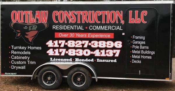 Outlaw Construction LLC Logo