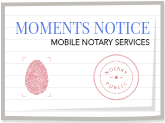 Moments Notice Mobile Notary Services LLC Logo