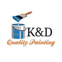 K&D Quality Painting  Logo