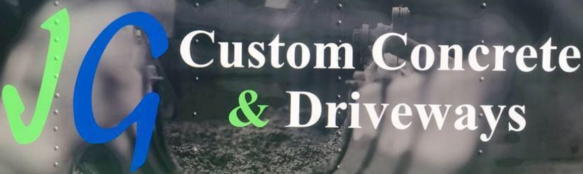 JG Custom Concrete & Driveways Logo