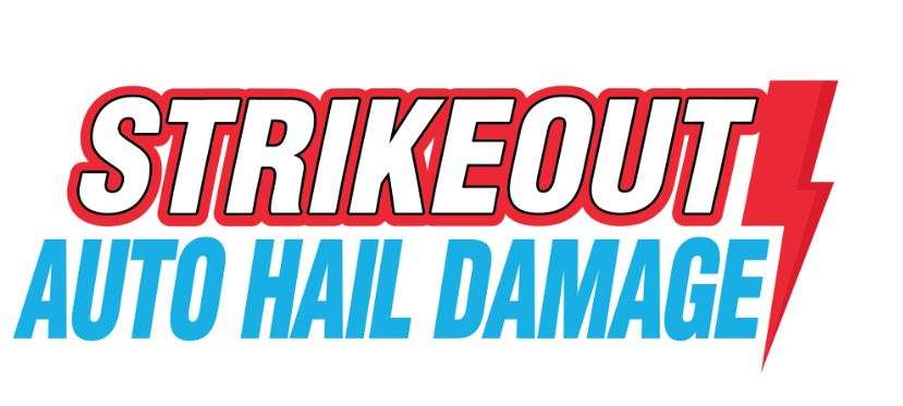 Strikeout Auto Hail Damage Logo