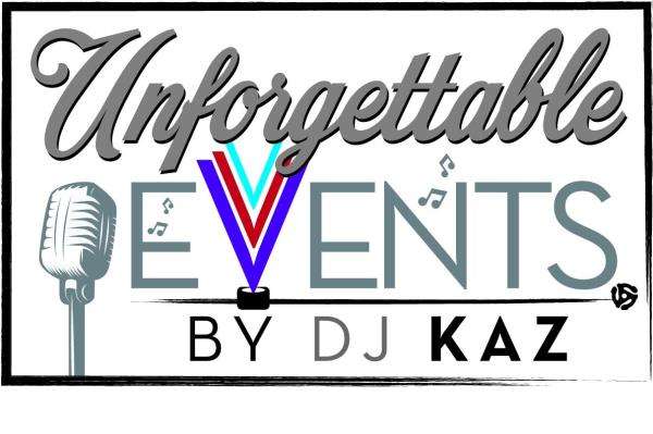 Unforgettable Events by DJ Kaz Logo